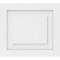 Ekena Millwork Harrison Raised Panel Decorative Wall Panel, 18"W x 16"H x 5/8"P WALP18X16X062HAR - alternate 3